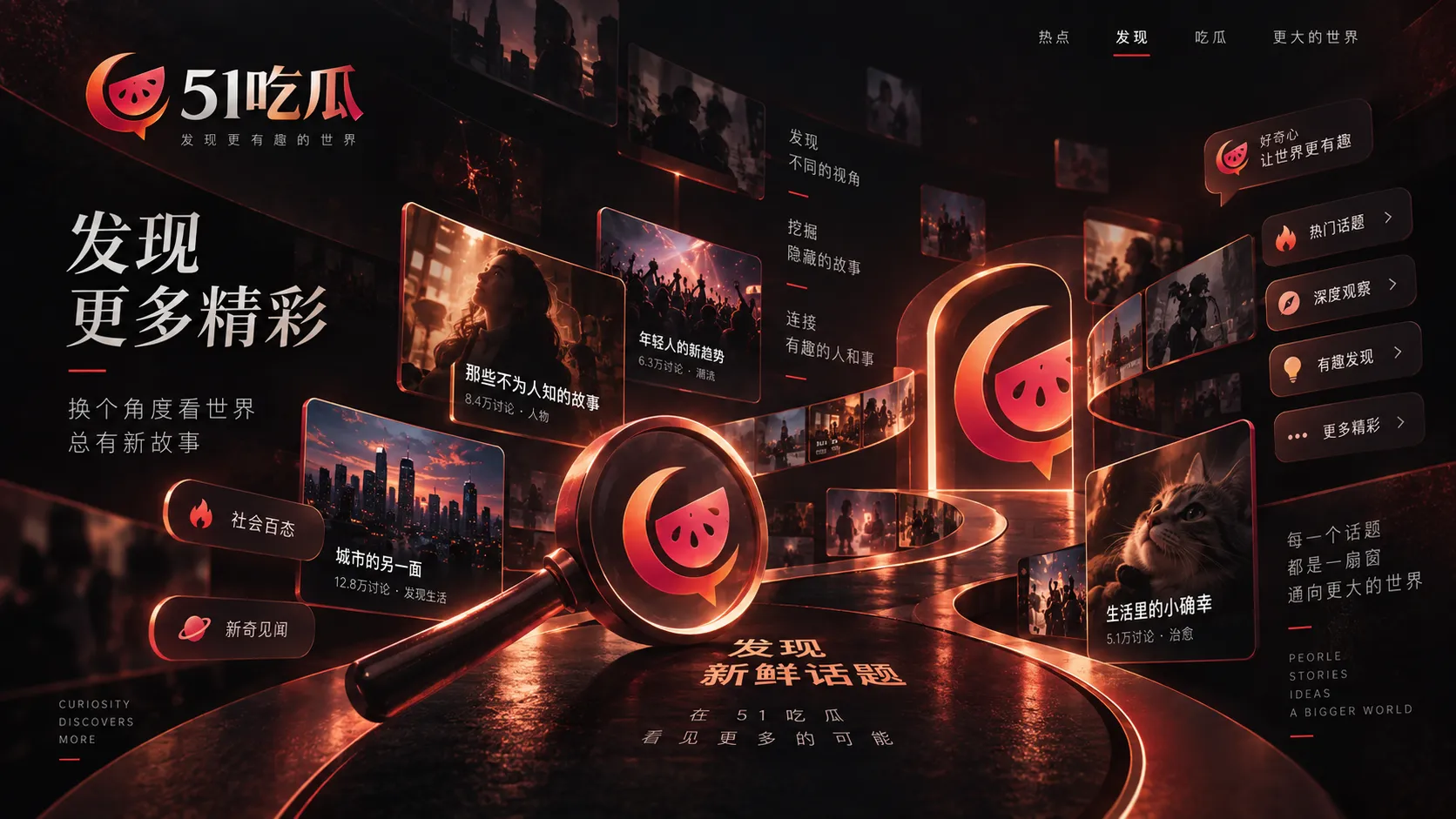 网红热点配图